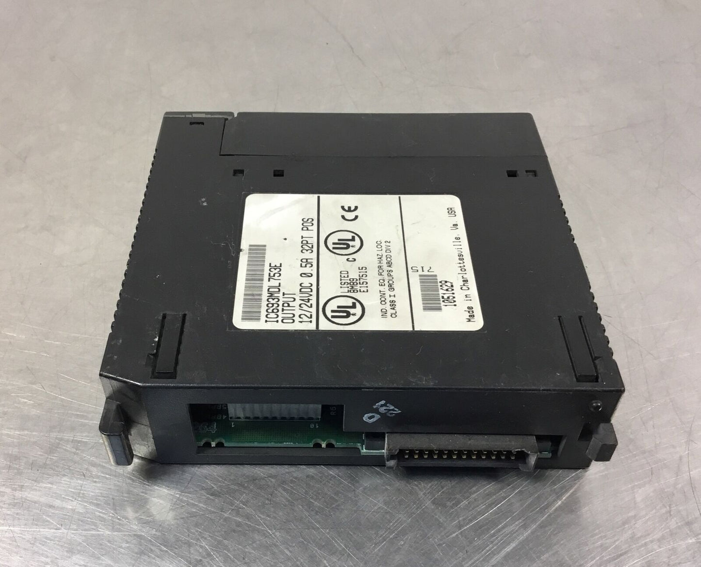 GE Fanuc Output Module IC693MDL753E  12/24VDC 0.5A 32PT POS Logic   3D-17